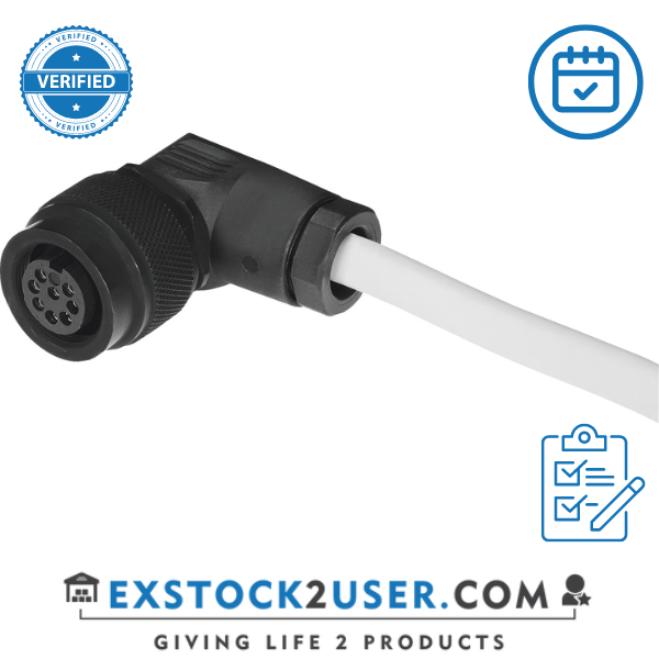 Socket connector with cable KMPPE-B-5 (161878)