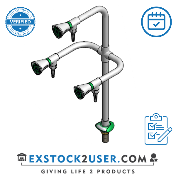 FAR MDS 3-way pillar water tap with pin