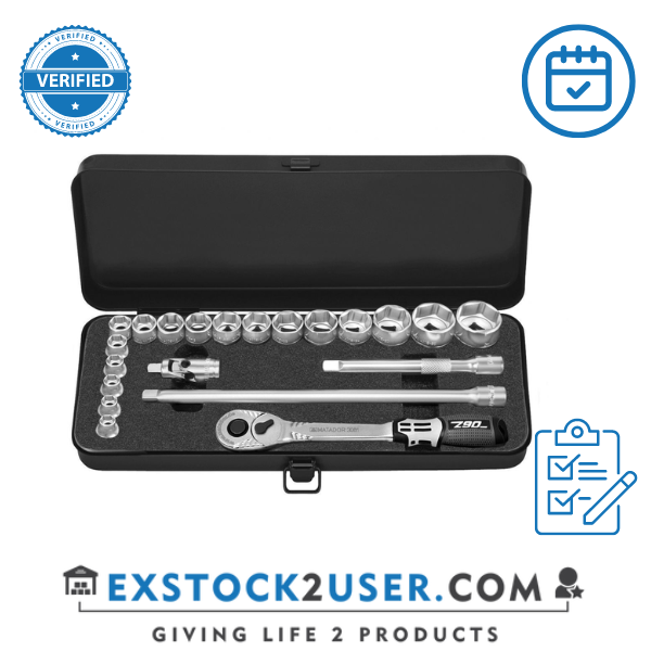 Matador, (3/8) Sockets on Socket Rail, 10-19 MM, 10 Pc's