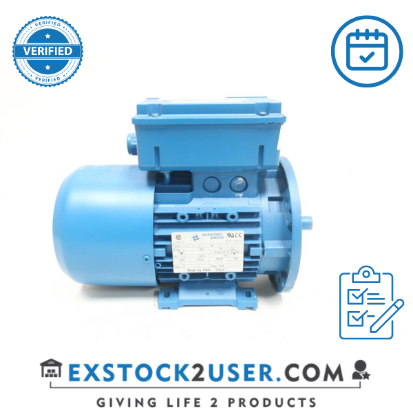 ELEKTRO DRIVE MMDSG71B2/2 3/4HP 3276RPM 230V-AC AC MOTOR