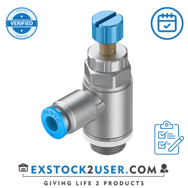 Festo One-way flow control valve GRLA-1/8-QS-8-RS-D