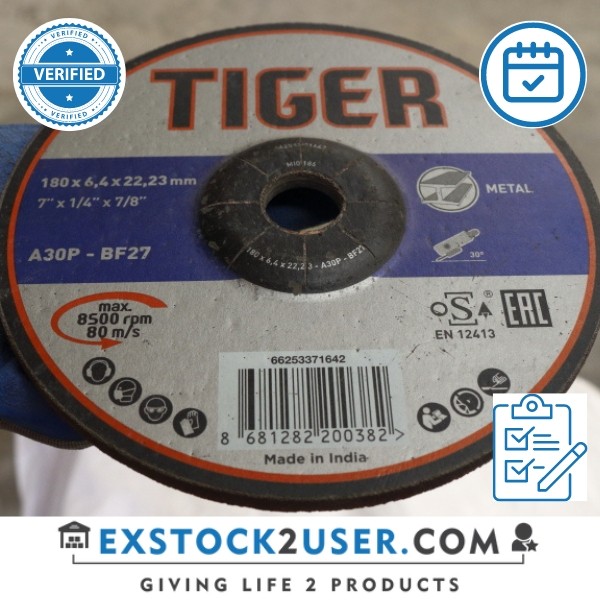 Grinding Disc 7 inch 6MM For CS - TIGER NORTON (1Box=20Pcs)