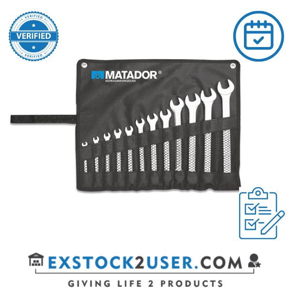 Matador, Ring Ratchet Spanners, 12 pcs, 8 - 19 MM