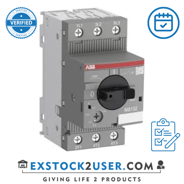 ABB, 1SAM350000R1009, MS132-6.3 Manual Motor Starter