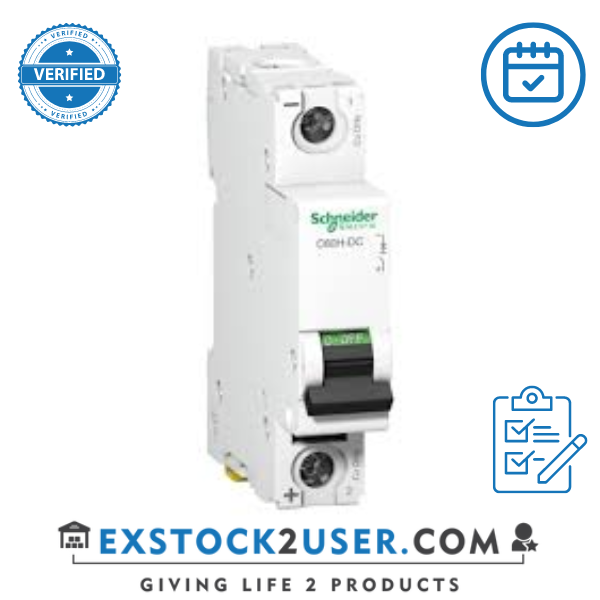 Schneider Electric, MGN61502, Multi9 - C60H-DC - MCB - 1P - 2 A - C Curve - 250 V - 5 kA