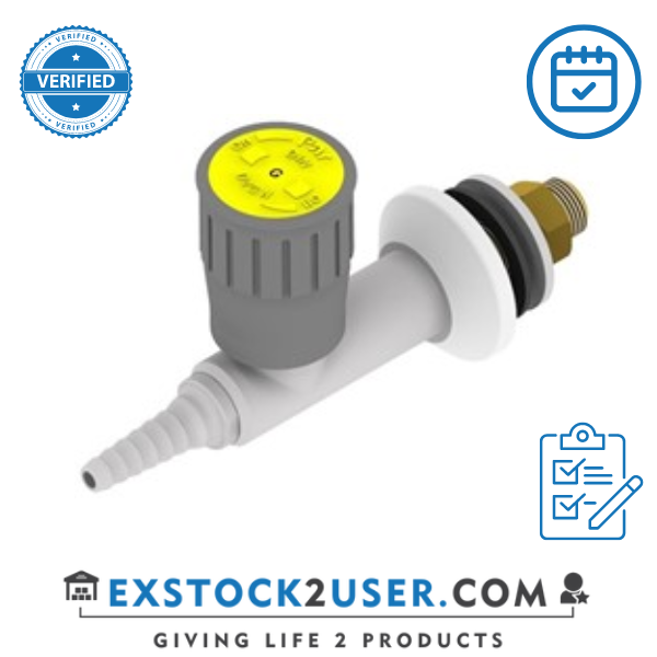 FAR wall mounted gastap with pin 10-12050.1P