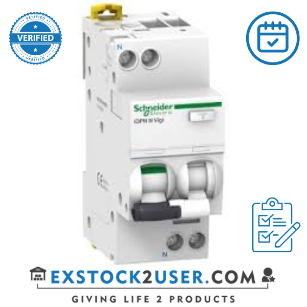 Schneider Electric, A9D60604,	Acti9 iDPN N Vigi - RCBO - 1P+N - 4A - B Curve - 6000A - 100mA - type A