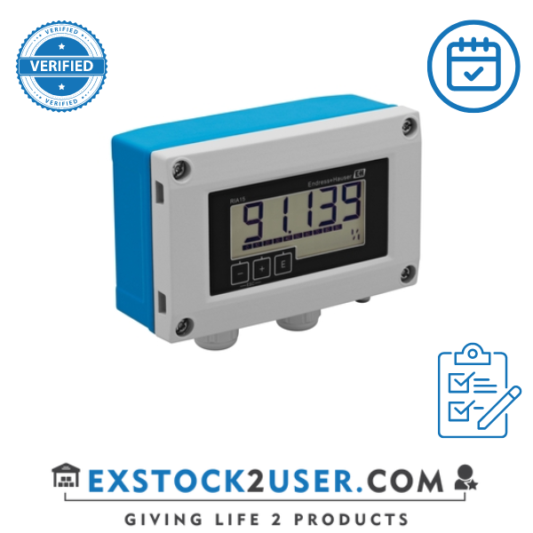 ENDDRESS+HAUSER, RIA15-2V33/0 RIA15-AAC2+PBPCZ1 Loop Powered Process Indicator RIA15