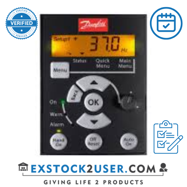 Danfoss, 132B0101, Numerical control unit with integrated potentiometer for VLT Micro Drive FC 51