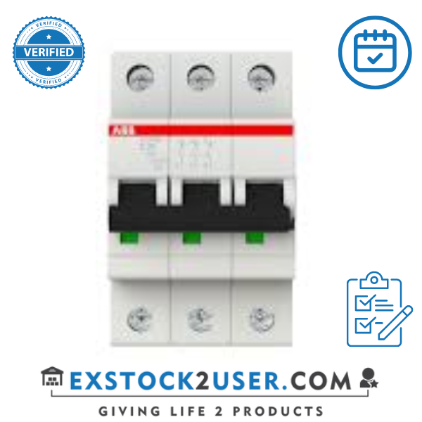 ABB, 2CDS273001R0204, Miniature Circuit Breaker - S200M - 3P - C - 20 ampere