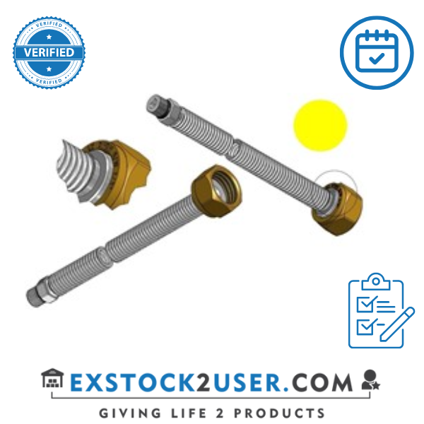 FAR MDS SSN connection hose, 1500mm, M10 x G1/2"