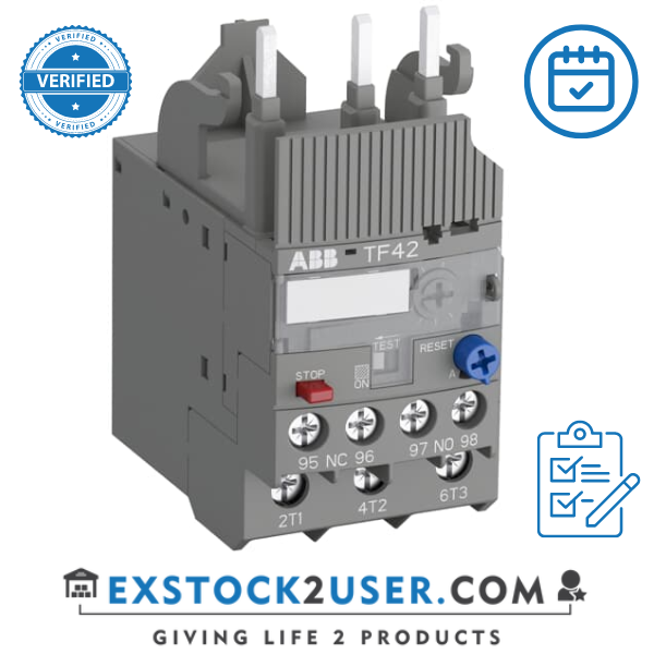 ABB, 1SAZ721201R1038, TF42-5.7 Thermal Overload Relay