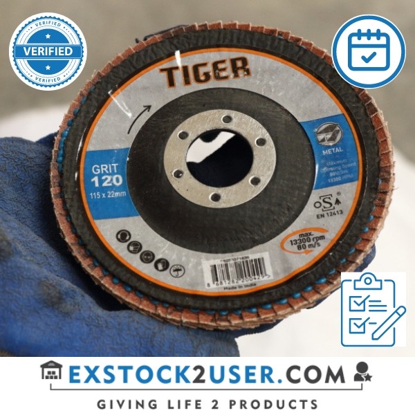 Flab Disc 120 grit for CS - TIGER NORTON (1Box=100Pcs)