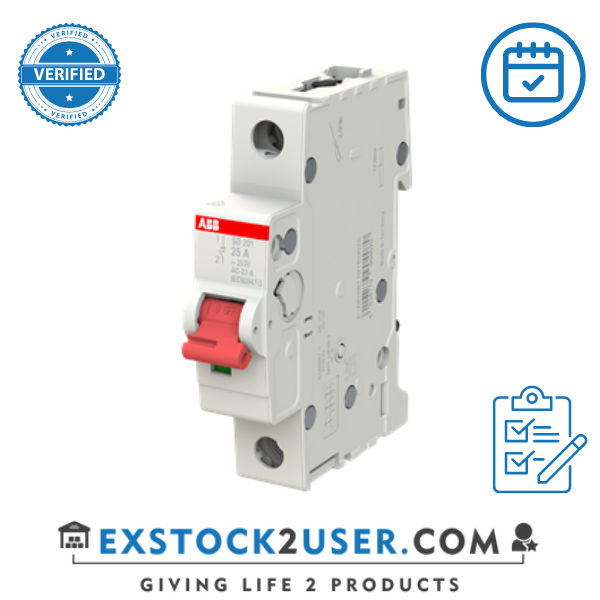 ABB, 2CDD281101R0025, SD201/25 Switch Disconnector 1P, 25A