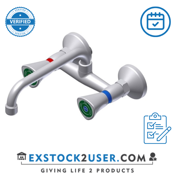 FAR MDS 2 hole mixertap with swivel U-spout 11-11036.0MC