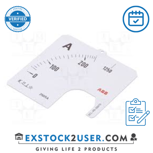 ABB, 2CSG122249R5011, SCL-A5-250/72 Scale for analogue ammeter