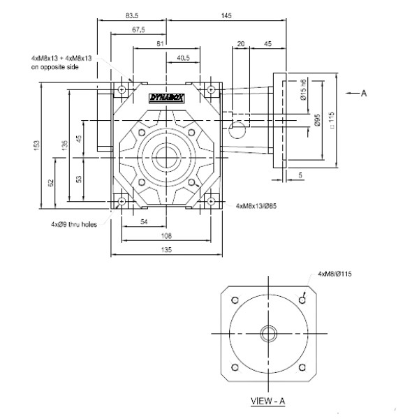 Apex Dynamics GearBox DY-045-C-H1-F006
