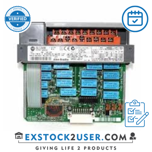 ALLEN BRADLEY,1746-OW16 SLC 500 ,SER C OUTPUT MODULE