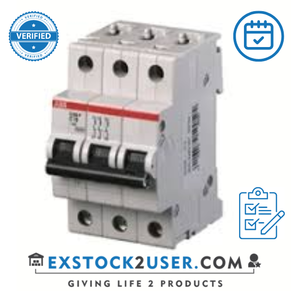 ABB, 2CDS283001R0204, Miniature Circuit Breaker - S200P - 3P - C - 20 ampere