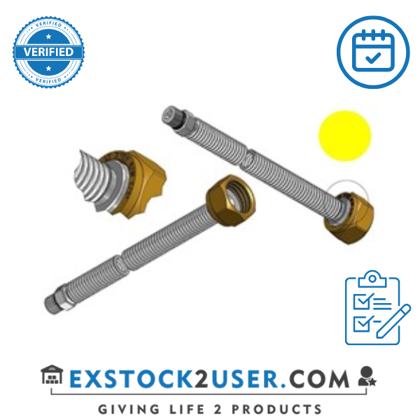 FAR MDS SSN connection hose, 1200mm, M10 x G1/2"