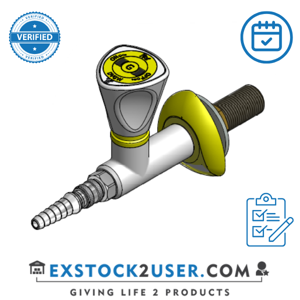 FAR MDS straight gastap with quick release coupling