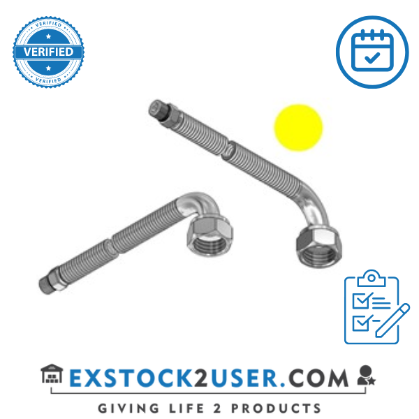 FAR MDS SSN connection hose, 1500mm, M10 x G1/2" 90°