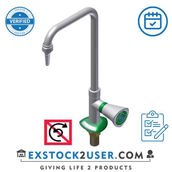 FAR MDS tap with swivel spout, vandal-resistant