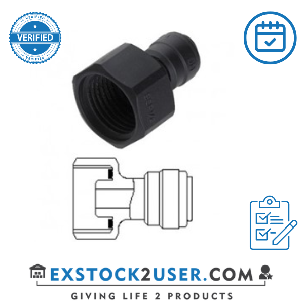 FAR, Adaptor ø 10mm x 1/2" female