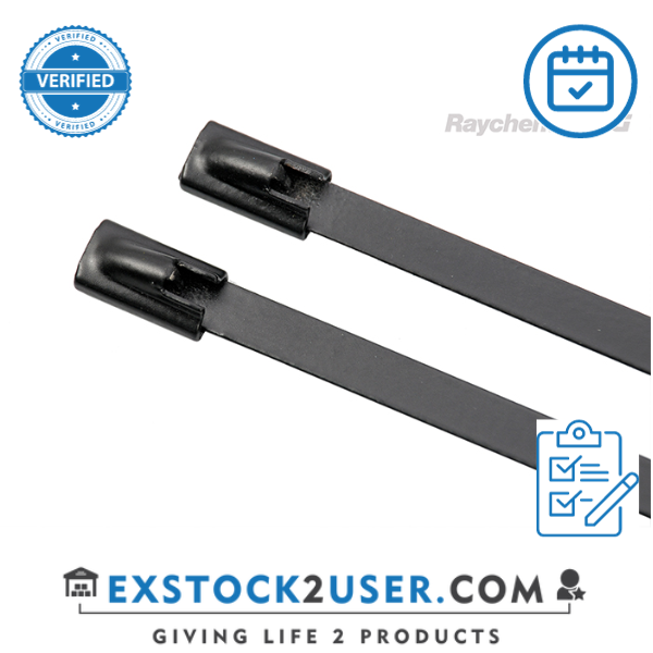 raychem rpg,BC46-100-BALL LOCK-COATED SS TIES